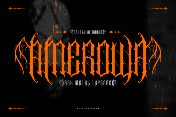 Amerowa Font: A Bold Blackletter for Digital Design