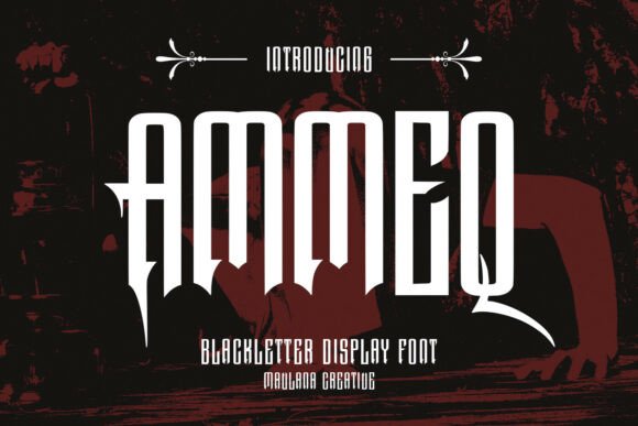 Ammeq Font: A Modern Victorian Typeface for Craft Creators