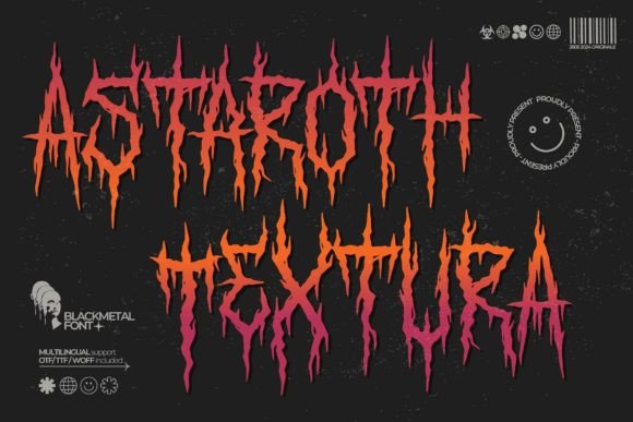 Astaroth Textura: A Typeface That Elevates Your Brand