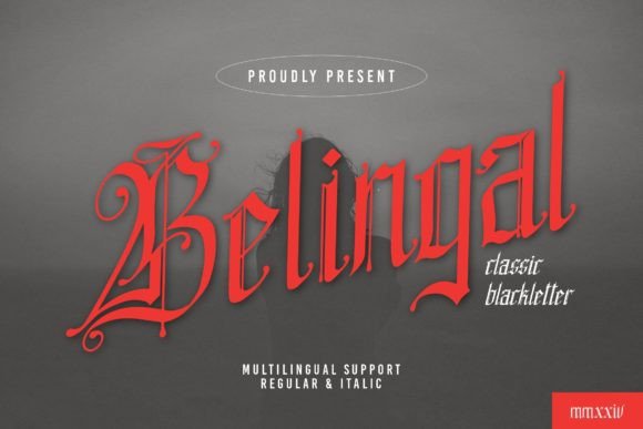 Belingal Font: A Blackletter Typeface That Brings Character to Branding