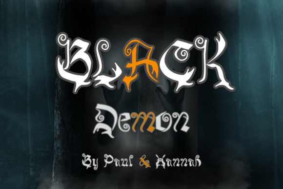 Black Demon Font: A Bold Typeface for a Hauntingly Professional Brand