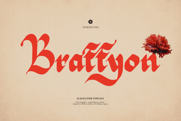 Braffyon: A Premium Blackletter Typeface for Editorial Design