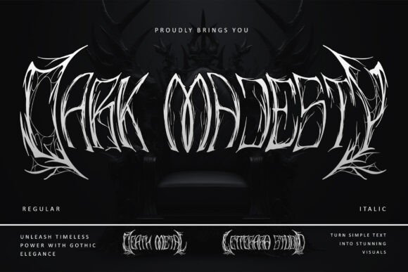 Dark Majesty Font Review: A Bold Typeface for High-Impact Campaigns