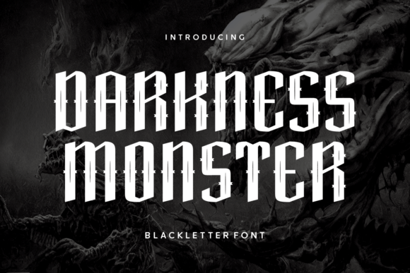 Darkness Monster Font for a Bold Brand Identity