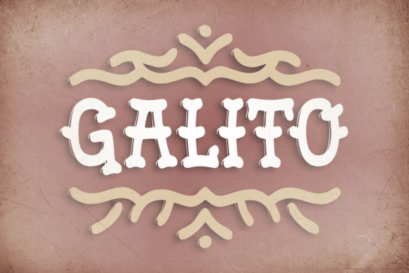 Galito: A Playful Typeface for Creative Branding Projects