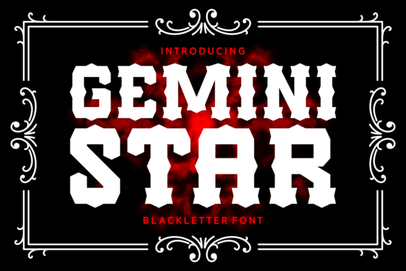 Gemini Star: A Captivating Font for Bold Branding and Digital Campaigns