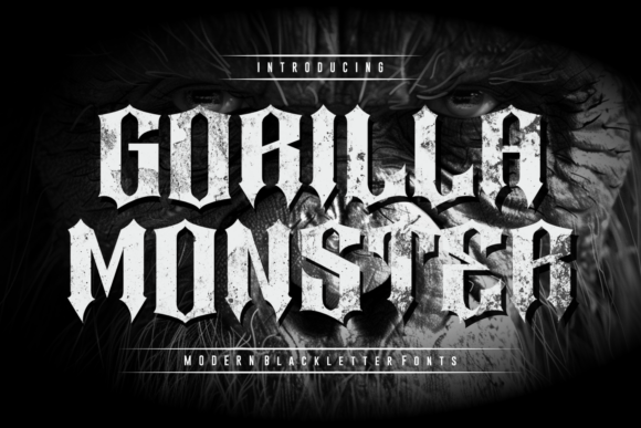 Gorilla Monster: A Fierce Font for Bold Editorial Design