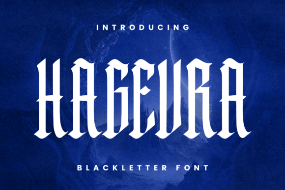 Hagevra: A Premium Blackletter Font for Editorial Design