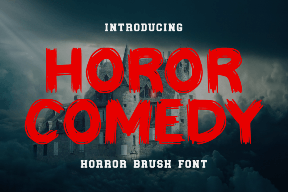Horror Comedy Font: A Bold Typeface for Edgy Campaigns
