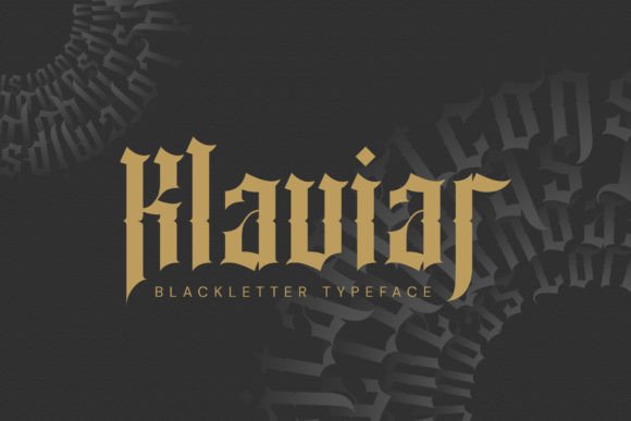 Klaviar Font: A Bold Blackletter for Makers and Creators