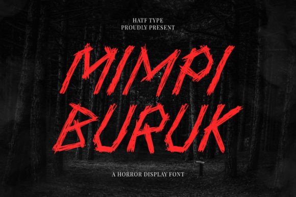 Mimpi Buruk: A Gothic Typeface for Editorial Impact