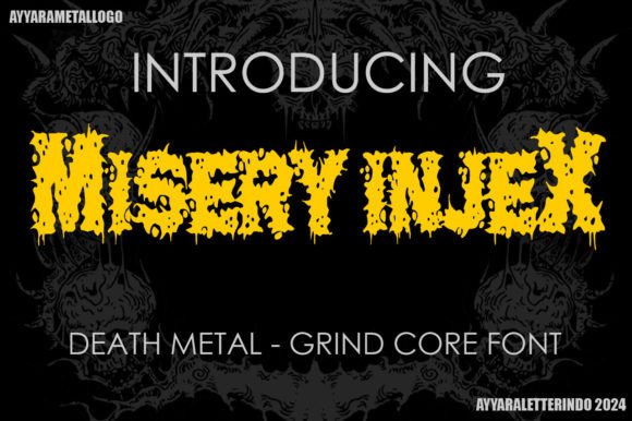 Misery Injex Font: A Bold Typeface for Digital Branding