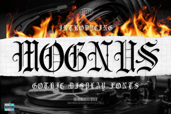 Mognus Typeface: A Blackletter Font with Editorial Grace