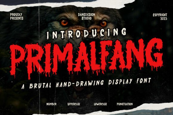 Primalfang: A Bold Blackletter Font for Modern Branding