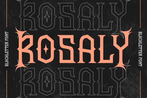 Rosaly Font Review: A Refined Blackletter for Creative Branding