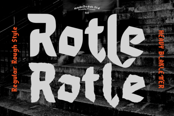 Rotle Font: A Stylish Blackletter for Craft Creators