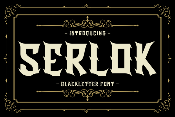Serlok Font: A Bold Typeface for Branding with Character