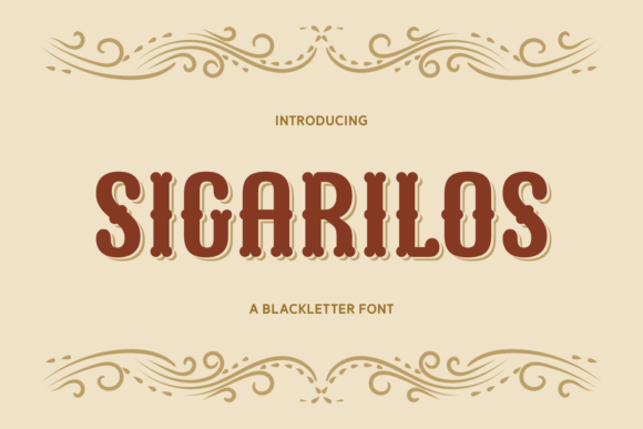 Sigarilos: A Bold Blackletter Font for Creative Projects