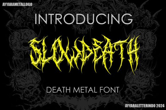 Slowdeath Font Review: Gothic Flair for Bold Branding