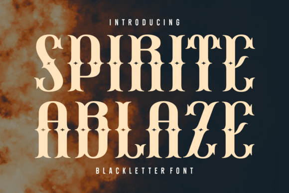 Spirite Ablaze: A Premium Blackletter Typeface for Editorial Design