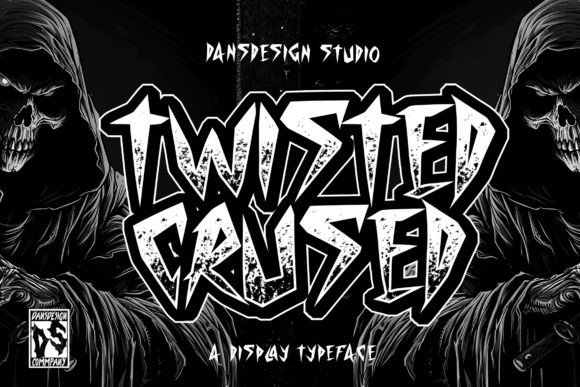 Twisted Crused Font: A Spooky Touch for Your Brand Identity