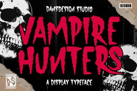 Vampire Hunters Font: A Bold Typeface for Spooky Branding