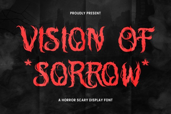 Vision of Sorrow Font: A Gothic Typeface for Editorial Depth