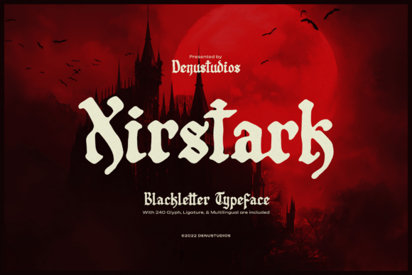 Xirstark: A Premium Blackletter Font for Editorial Design