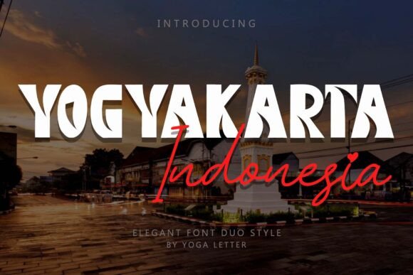 Yogyakarta Indonesia Font: A Blackletter Typeface for Modern Branding